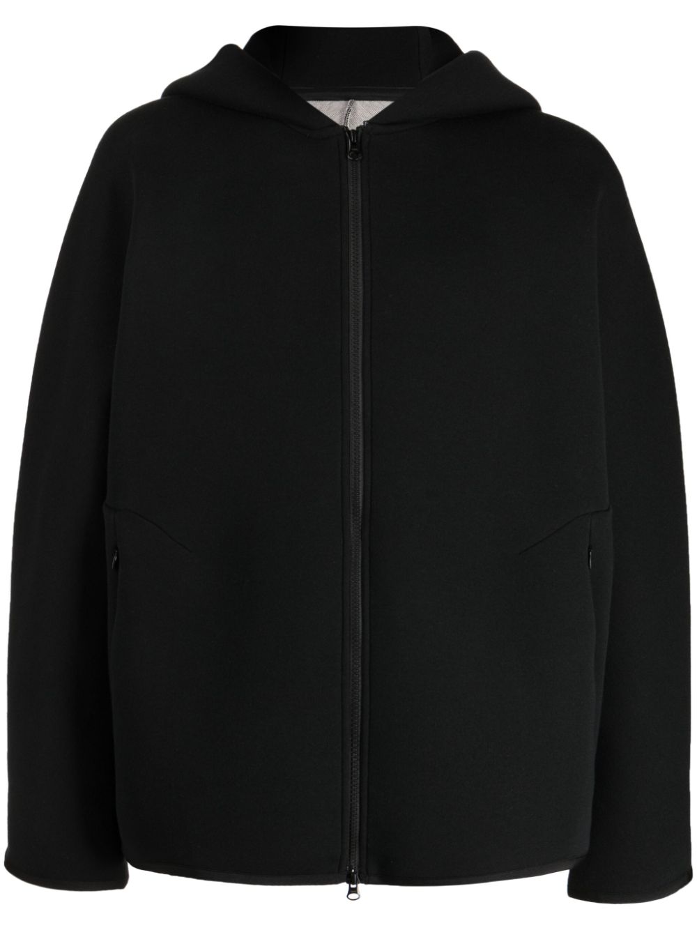 Fumito Ganryu Jacke mit lockerer Kapuze - Schwarz Fumito Ganryu Jacke mit lockerer Kapuze - Schwarz von Fumito Ganryu