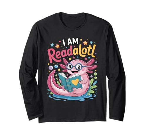 Axolotl Books I Am Readsalotl Reading Bookworm Mädchen Kinder Langarmshirt Axolotl Books I Am Readsalotl Reading Bookworm Mädchen Kinder Langarmshirt von Fun Axolotl Books Reading Bookworm Boys Girls Kids