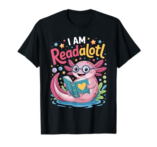 Axolotl Books I Am Readsalotl Reading Bookworm Mädchen Kinder T-Shirt Axolotl Books I Am Readsalotl Reading Bookworm Mädchen Kinder T-Shirt von Fun Axolotl Books Reading Bookworm Boys Girls Kids