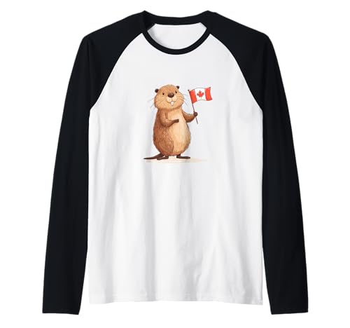 Süßes Kanada Biber Kostüm für Erwachsene und Kinder Raglan Süßes Kanada Biber Kostüm für Erwachsene und Kinder Raglan von Fun Canadian Beaver