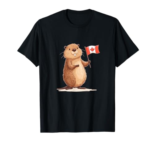 Süßes Kanada Biber Kostüm für Erwachsene und Kinder T-Shirt Süßes Kanada Biber Kostüm für Erwachsene und Kinder T-Shirt von Fun Canadian Beaver