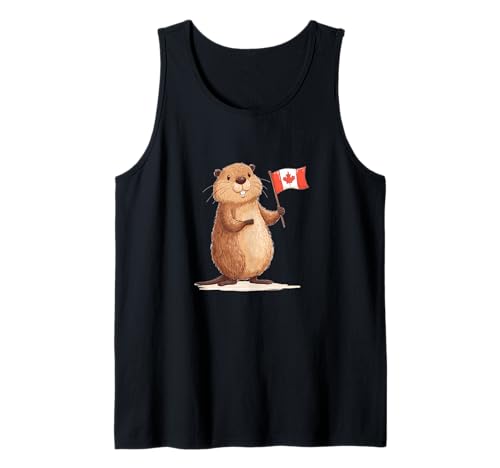 Süßes Kanada Biber Kostüm für Erwachsene und Kinder Tank Top Süßes Kanada Biber Kostüm für Erwachsene und Kinder Tank Top von Fun Canadian Beaver