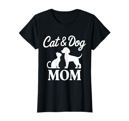 Katze und Hund Mama T-Shirt Katze und Hund Mama T-Shirt von Fun Cat and Dog Mama Cute Pets Owner Design