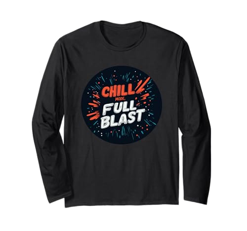 Cooles Chill-Modus-Outfit für Blast Jungen und Mädchen Langarmshirt Cooles Chill-Modus-Outfit für Blast Jungen und Mädchen Langarmshirt von Fun Chill Mode, Full Blast