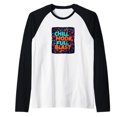 Vibrant Chill Mode, Full Blast Outfit für Jungen und Mädchen Raglan Vibrant Chill Mode, Full Blast Outfit für Jungen und Mädchen Raglan von Fun Chill Mode, Full Blast