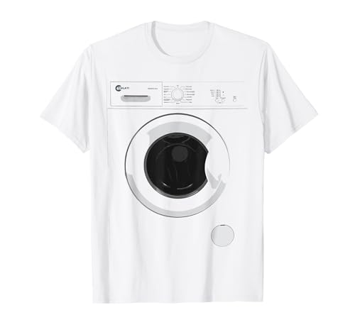 Fun Costume Designs by DomGraphics Waschmaschine Kostüm Lustige Tech Designs für Halloween T-Shirt, Weiß, S, Kurzarm, Unisex Erwachsene, Kinder, Klassisch, Herbst Fun Costume Designs by DomGraphics Waschmaschine Kostüm Lustige Tech Designs für Halloween T-Shirt, Weiß, S, Kurzarm, Unisex Erwachsene, Kinder, Klassisch, Herbst von Fun Costume Designs by DomGraphics