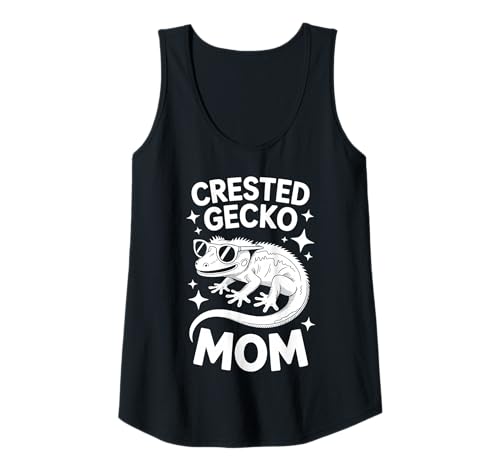 Damen Wappengecko Mom Lustiger Gecko mit Wappen Tank Top Damen Wappengecko Mom Lustiger Gecko mit Wappen Tank Top von Fun Crested Gecko Cool Crested Geckos Designs