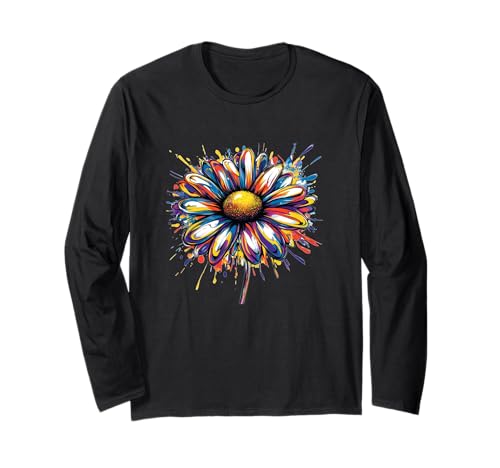 Tolles Gänseblümchen-Kostüm für Erwachsene und Kinder Langarmshirt Tolles Gänseblümchen-Kostüm für Erwachsene und Kinder Langarmshirt von Fun Daisy Look