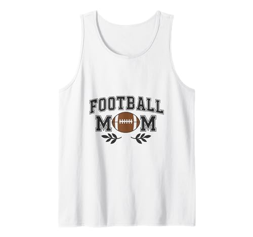Fußball Mama Varsity Style Sport Design Tank Top von Fun Designs