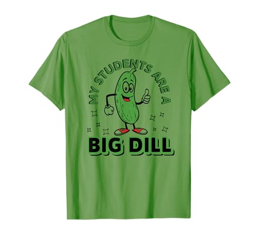 Schuldesign Teacher My Students Are Kind of A Big Deal T-Shirt Schuldesign Teacher My Students Are Kind of A Big Deal T-Shirt von Fun Dill Pickle Retro Design Teacher Spirit Wear