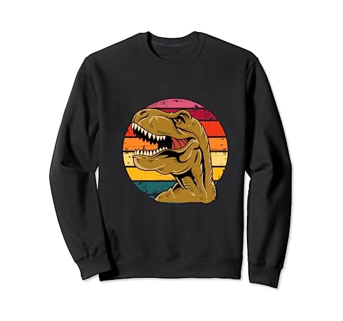 Dinosaurier T Rex Prähistorischer Dinosaurier Kinder oder Erwachsene Sweatshirt von Fun Dinosaur and Dino Designs