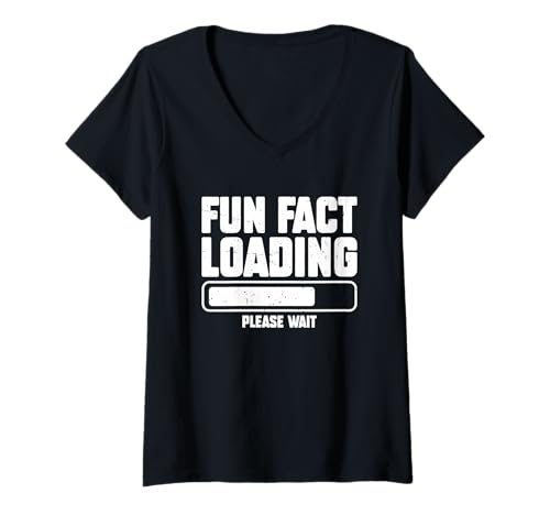 Damen Sarkastischer Humor Sarkasmus Lustig Spruch Fun Fakt Laden T-Shirt mit V-Ausschnitt Damen Sarkastischer Humor Sarkasmus Lustig Spruch Fun Fakt Laden T-Shirt mit V-Ausschnitt von Fun Fact Loading Funny Saying Gift