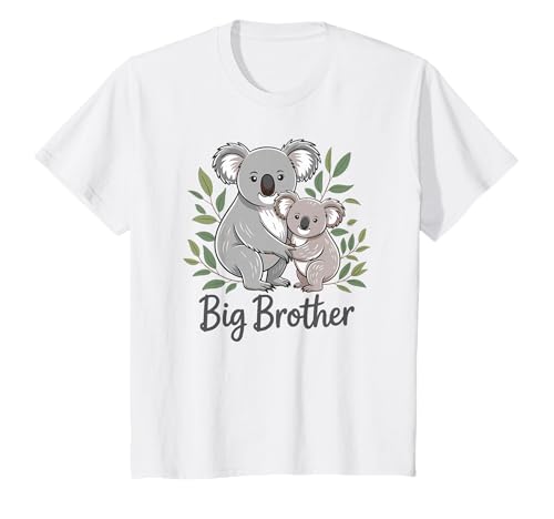 Kinder Big Brother Koalabär, süßes Tier und brüderliche Liebe T-Shirt Kinder Big Brother Koalabär, süßes Tier und brüderliche Liebe T-Shirt von Fun Family Sibling Design