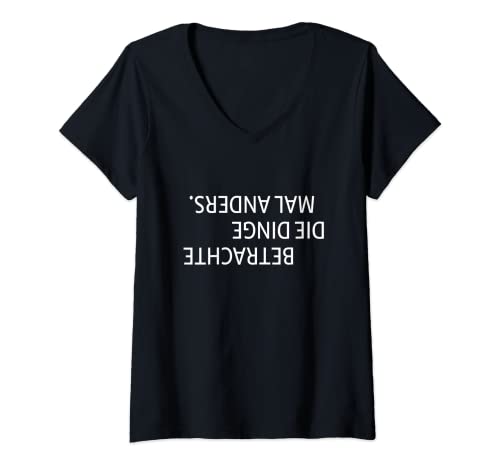 Damen lustige Sprüche Ironie Sarkasmus Fun Herren Damen Motivation T-Shirt mit V-Ausschnitt Damen lustige Sprüche Ironie Sarkasmus Fun Herren Damen Motivation T-Shirt mit V-Ausschnitt von Fun Geschenkidee Männer Funny Geschenk Frauen