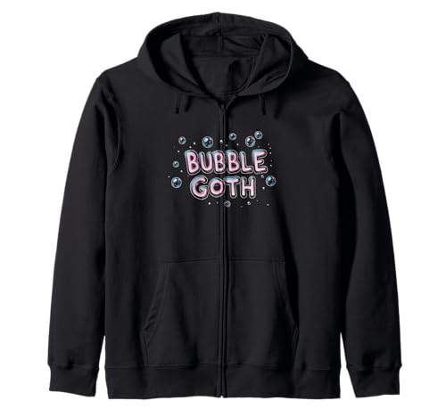Lustige Bubble Goth Grafik für Jungen und Mädchen Kapuzenjacke Lustige Bubble Goth Grafik für Jungen und Mädchen Kapuzenjacke von Fun Goth Outfit