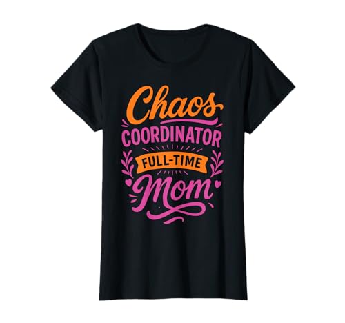 Damen Aktive Mama - Leben Einer Mutter die Familienorganisation T-Shirt von Fun Graphic Funny Design