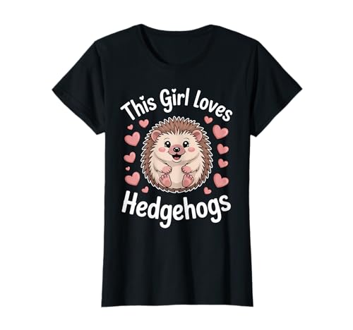 Dieses Mädchen liebt Igel T-Shirt Dieses Mädchen liebt Igel T-Shirt von Fun Hedgehogs Cool Hedgehog Designs
