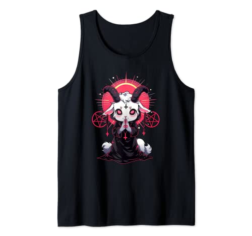 Lustige Kawaii Satanic Baphomet Baby Ziege Goth Girl Grafik Tank Top Lustige Kawaii Satanic Baphomet Baby Ziege Goth Girl Grafik Tank Top von Fun Kawaii Satanic Baphomet Goat Goth Girl Designs