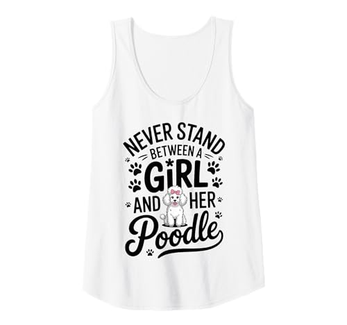 Damen Lustiger Pudel für Mädchen Tank Top Damen Lustiger Pudel für Mädchen Tank Top von Fun Poodle Cute Poodle Design