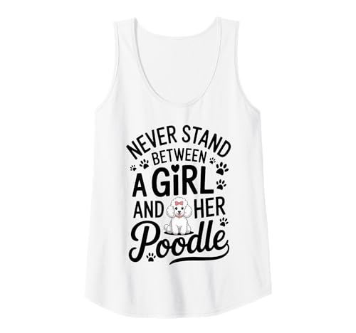 Damen Lustiger Pudel für Mädchen Tank Top Damen Lustiger Pudel für Mädchen Tank Top von Fun Poodle Cute Poodle Designs