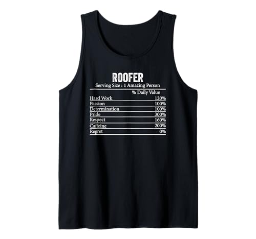 Lustige Dachdecker Nährwertinformationen Männer Frauen Dachdecker Tank Top Lustige Dachdecker Nährwertinformationen Männer Frauen Dachdecker Tank Top von Fun Roofer Nutrition Facts Men Women Outfits Tee