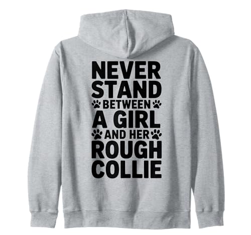 Rough Collie Girl Lustiger Rough Collie Kapuzenjacke Rough Collie Girl Lustiger Rough Collie Kapuzenjacke von Fun Rough Collie Cool Rough Collie Girl Design
