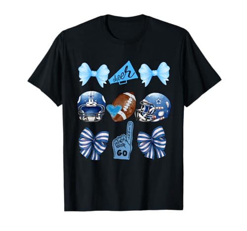Dallas Coquette Bow Cheer Fußball Mama Frauen Mädchen Kinder T-Shirt Dallas Coquette Bow Cheer Fußball Mama Frauen Mädchen Kinder T-Shirt von Fun Rugby Coquette Bow Helmet Dallas Apparel Gifts