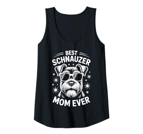 Damen Best Schnauzer Mom Ever Lustiger Schnauzer Tank Top Damen Best Schnauzer Mom Ever Lustiger Schnauzer Tank Top von Fun Schnauzer Cool Schnauzer Mom Design