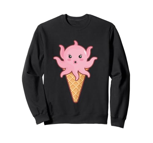 Tintenfisch - Oktopus Eistüte Spaß Meer Tierliebhaber Junge/Mädchen Sweatshirt Tintenfisch - Oktopus Eistüte Spaß Meer Tierliebhaber Junge/Mädchen Sweatshirt von Fun Sea Animal Designs