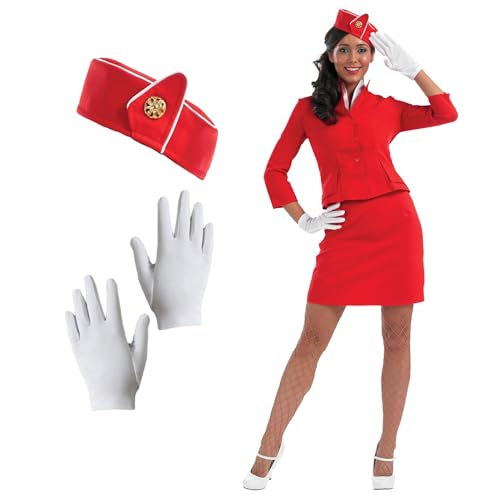 Fun Shack Stewardess Kostüm Damen, Kostüm Stewardess Damen, Kostüm Damen Stewardess, Kostüm Flugbegleiterin, Faschingskostüme Damen Stewardess, Stewardess Uniform, Sexy Kostüme Frauen M Fun Shack Stewardess Kostüm Damen, Kostüm Stewardess Damen, Kostüm Damen Stewardess, Kostüm Flugbegleiterin, Faschingskostüme Damen Stewardess, Stewardess Uniform, Sexy Kostüme Frauen M von Fun Shack