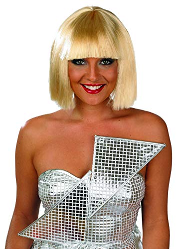 Fun Shack Blonde Popstar Perücke für Damen, Blonde Kurzhaar Perücke - Einheitsgröße von Fun Shack