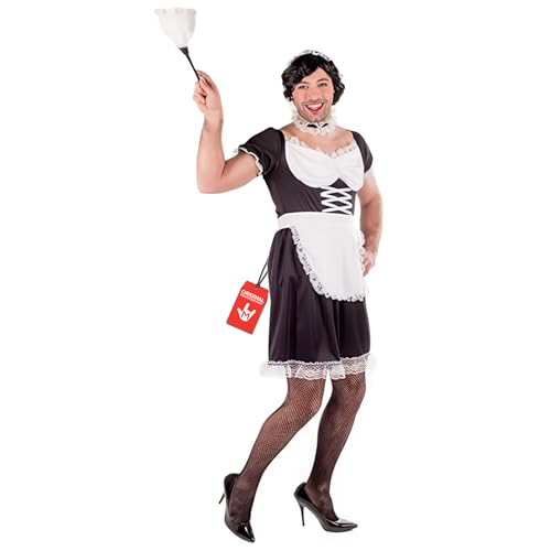Fun Shack Kostüm Dienstmädchen für Herren, Hausmädchen, Franzosen, Perfekt für Karneval und Cosplay, L von Fun Shack