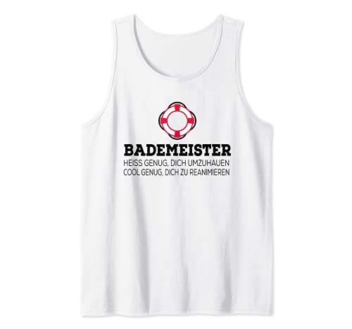 Herren Bademeister T-Shirt Tank Top Herren Bademeister T-Shirt Tank Top von Fun Shirts