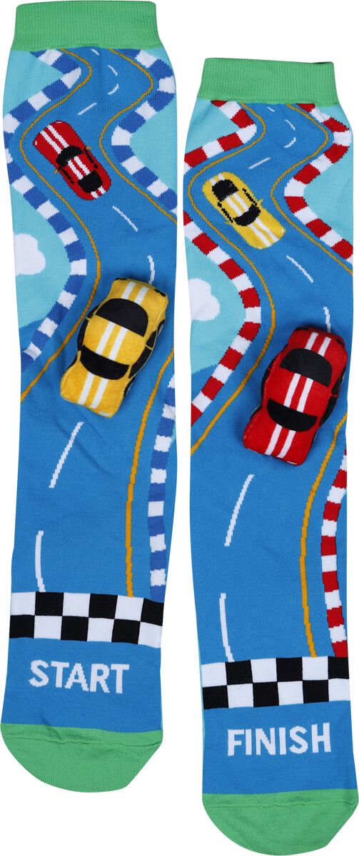 Sprüche Kniestrümpfe - Racing Cars Socks - one size - Größe one size - multicolor Sprüche Kniestrümpfe - Racing Cars Socks - one size - Größe one size - multicolor von Sprüche