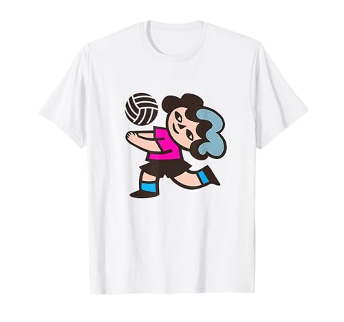 Volleyball-Logo für Mädchen und Kinder T-Shirt Volleyball-Logo für Mädchen und Kinder T-Shirt von Fun Tee Store