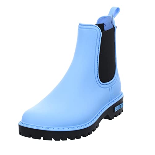 VERBENAS Rain Boots Gaudi Mate Cielo-negro - Größe: 42 von VERBENAS