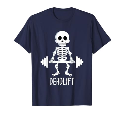 Skelett Kreuzheben Workout Shirt Herren Damen T-Shirt Skelett Kreuzheben Workout Shirt Herren Damen T-Shirt von Fun Workout Gym shirts and gifts