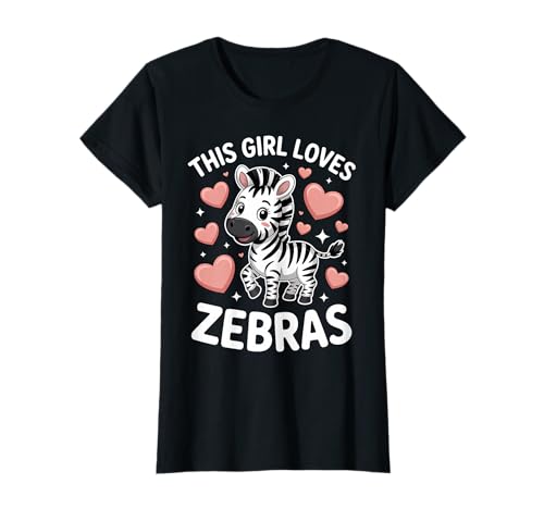 Dieses Mädchen liebt Zebras T-Shirt Dieses Mädchen liebt Zebras T-Shirt von Fun Zebras Cool Zebra Design
