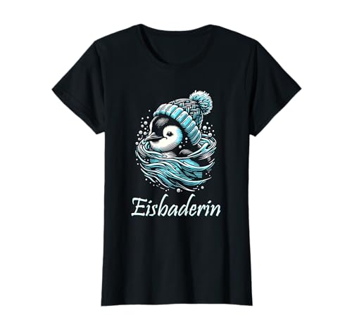 Eisbaderin Winterschwimmen Pinguin Frauen Geschenk Eisbaden T-Shirt Eisbaderin Winterschwimmen Pinguin Frauen Geschenk Eisbaden T-Shirt von Fun für Eisbader