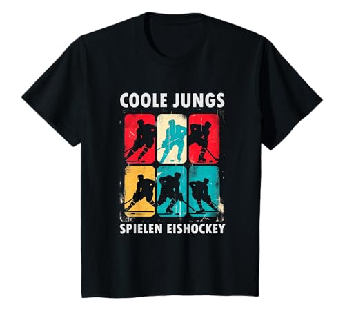 Fun Spruch Eishockey - coole Jungs spielen Eishockey T-Shirt Fun Spruch Eishockey - coole Jungs spielen Eishockey T-Shirt von Fun für das Eishockey