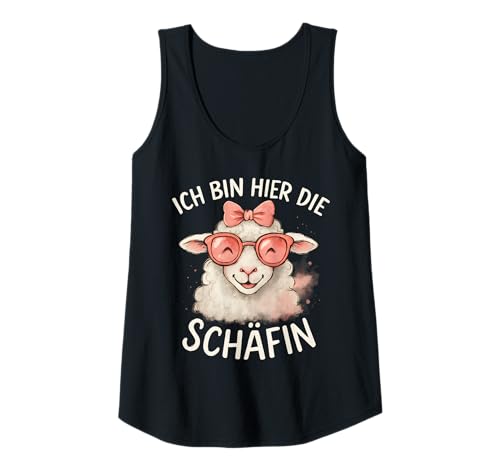 Damen Ich Bin Hier Die Schäfin - Lustiges Schaf Chefin Tank Top Damen Ich Bin Hier Die Schäfin - Lustiges Schaf Chefin Tank Top von Fun & Humor Sprüche & Geschenke