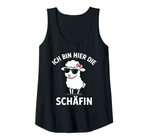 Damen Ich Bin Hier Die Schäfin - Lustiges Schaf Chefin Tank Top Damen Ich Bin Hier Die Schäfin - Lustiges Schaf Chefin Tank Top von Fun & Humor Sprüche & Geschenke