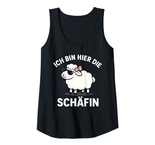 Damen Ich Bin Hier Die Schäfin - Lustiges Schaf Chefin Tank Top Damen Ich Bin Hier Die Schäfin - Lustiges Schaf Chefin Tank Top von Fun & Humor Sprüche & Geschenke