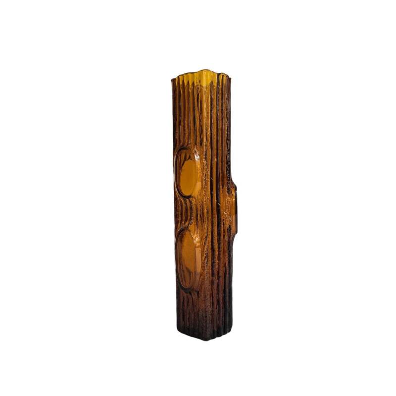 Vintage Mid Century Moderne Bark Strukturierte Braunglas Vase Tschechoslowakei 60Er Jahre Vintage Mid Century Moderne Bark Strukturierte Braunglas Vase Tschechoslowakei 60Er Jahre von FunAntic