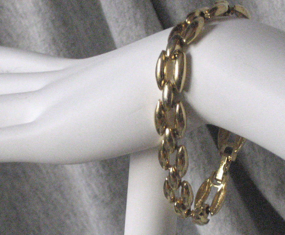 Vintage Napier Goldton Armband 7" Lang Vintage Napier Goldton Armband 7" Lang von FunArtsyStuff