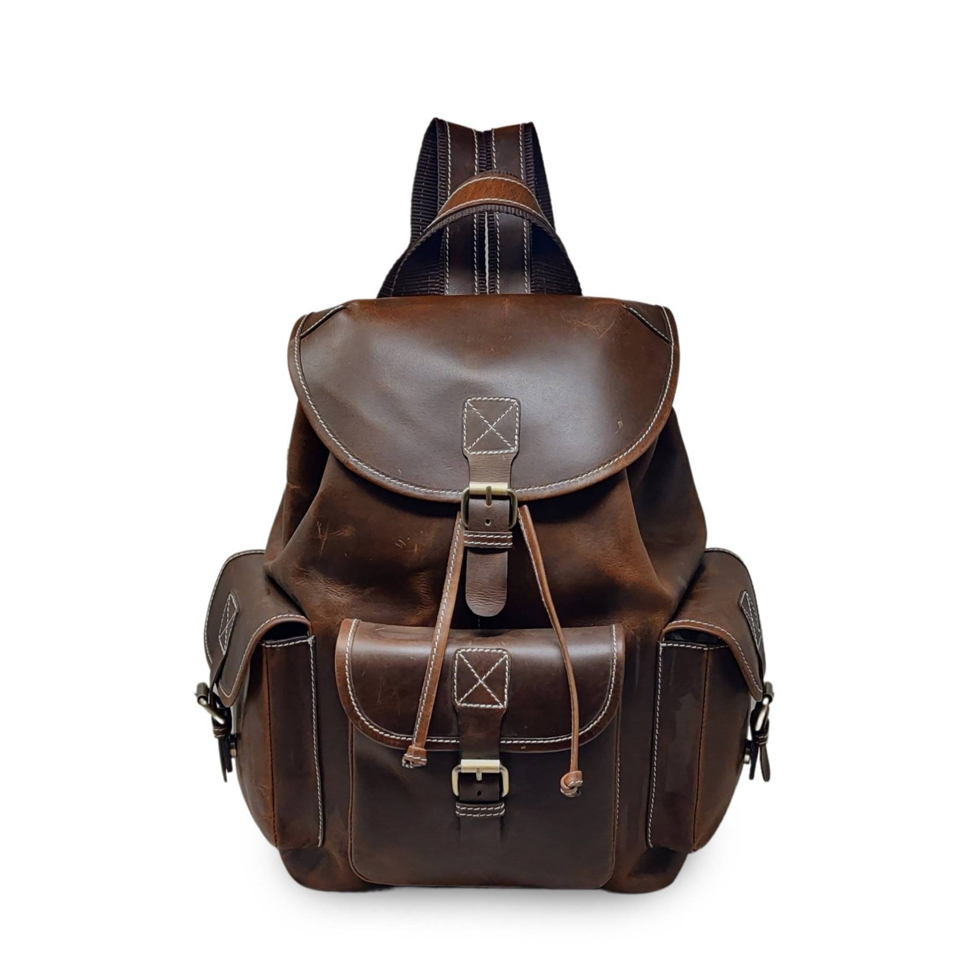 Personalisierter Personalisierter Rucksack Aus Echtem Leder Für Frauen Und Mädchen Daypack Jungen von FunLeatherStuff