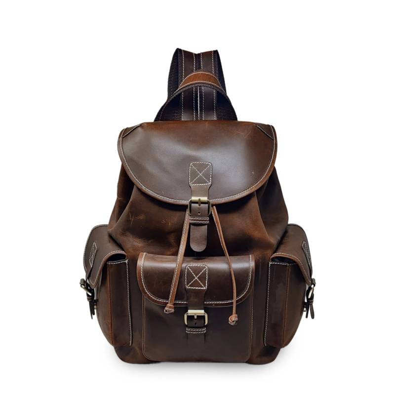 Personalisierter Personalisierter Rucksack Aus Echtem Leder Für Frauen Und Mädchen Daypack Jungen von FunLeatherStuff