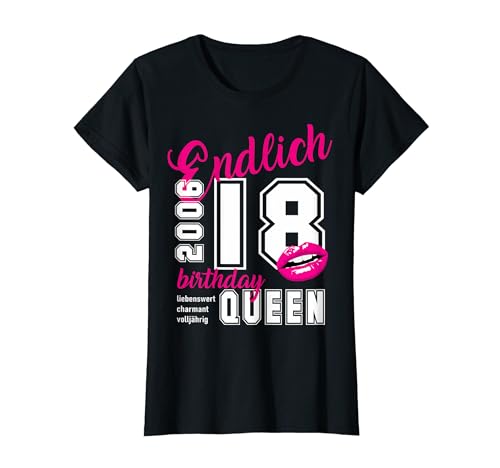 18 Geburtstag Mädchen Tochter Geburtstag besten Mädchen 2006 T-Shirt von FunShirtDealer