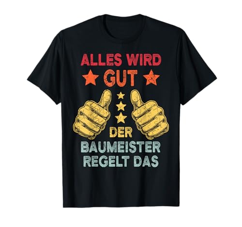 FunShirtZ Herren Beruf Baumeister T-Shirt Schwarz S Buchstabenmuster Lustig Geburtstag Spruch FunShirtZ Herren Beruf Baumeister T-Shirt Schwarz S Buchstabenmuster Lustig Geburtstag Spruch von FunShirtZ