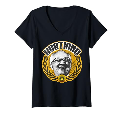 Damen Hortkind, Osten, Ossi, DDR - Lustiger Spruch T-Shirt mit V-Ausschnitt Damen Hortkind, Osten, Ossi, DDR - Lustiger Spruch T-Shirt mit V-Ausschnitt von FunShop